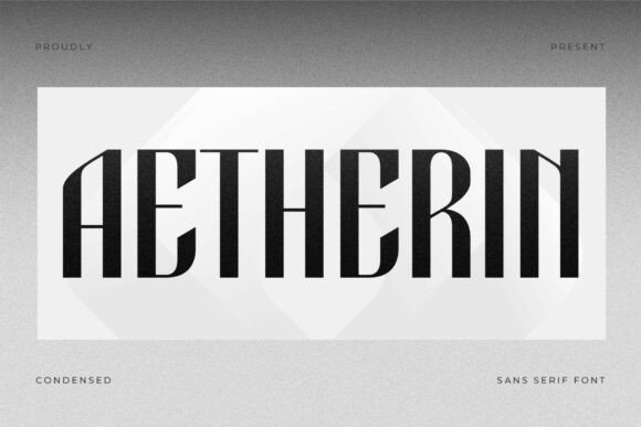 Aetherin: A Retro-Modern Sans Serif That Elevates Handmade Design