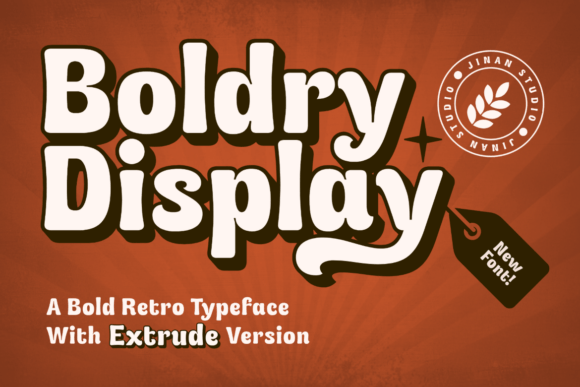 Boldry Display: A Bold Retro Typeface for Scroll-Stopping Marketing
