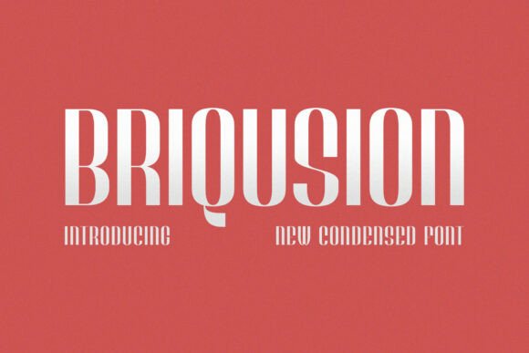 Briqusion: A Condensed Sans Serif with Quiet Confidence