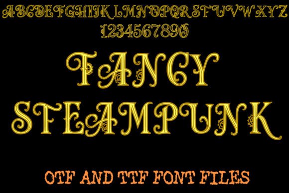 Fancy Steampunk: A Decorative Font That Anchors Your Campaign’s Personality