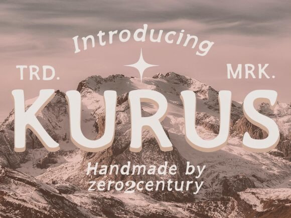 Kurus: A Warm, Retro Serif Font That Elevates Real Small Business Branding