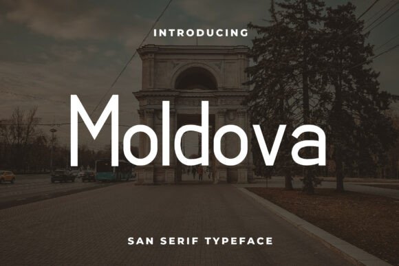 Moldova: A Vintage-Inspired Sans Serif Font for Handmade Charm