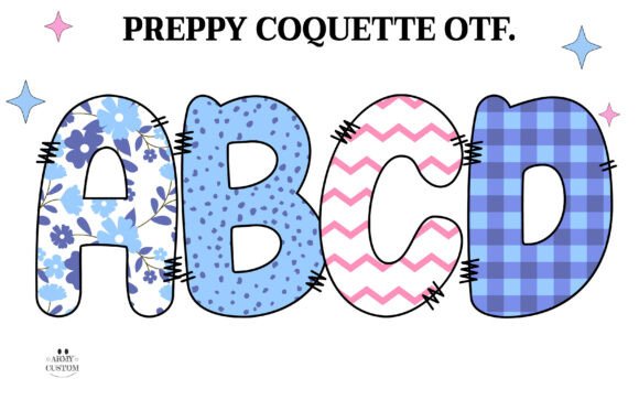 Preppy Coquette Bundle: A Color Font That Brings Warmth to Brand Identity