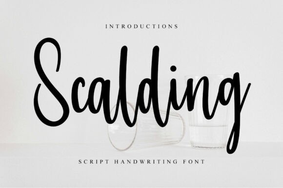 Scalding: A Handwritten Script Font That Makes Your Brand Feel Warm & Timeless